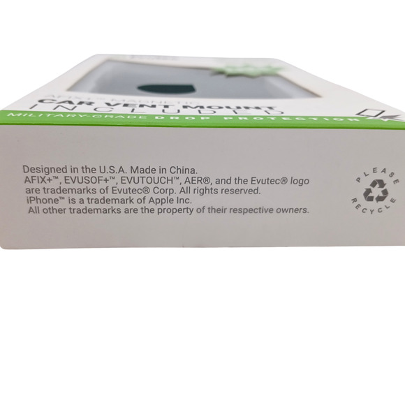 Evutec Aergo Series iPhone 13 Pro Case Ballistic Nylon w/Magnetic Car Vent Mount - Picture 5 of 7